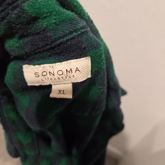 🍂 Cozy Meets Cool – Black and Green Buffalo Flannel Shirt (Size XL) 🍂 - Picture 4 of 4